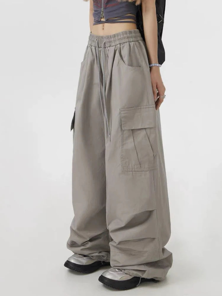 Pantalón ancho mujer estiló urbano N.L.S