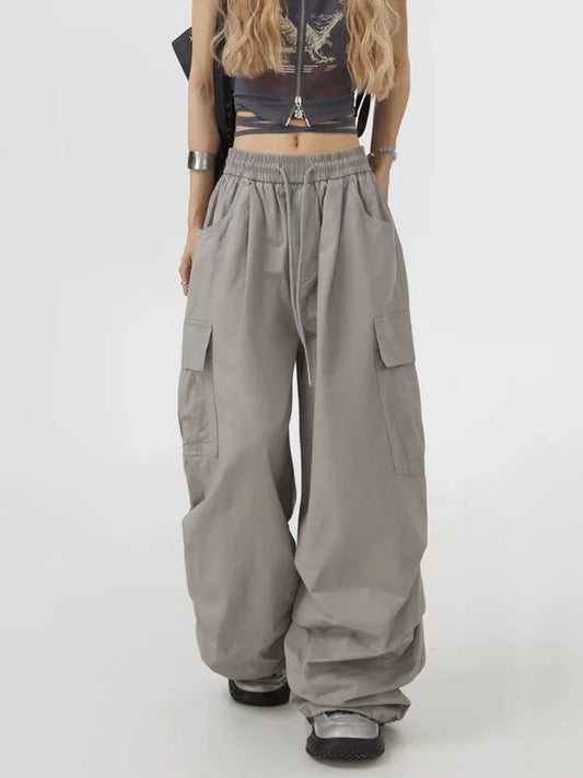 Pantalón ancho mujer estiló urbano N.L.S