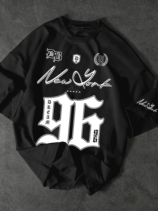 Camiseta estilo urbano New Men's T-shirt 96