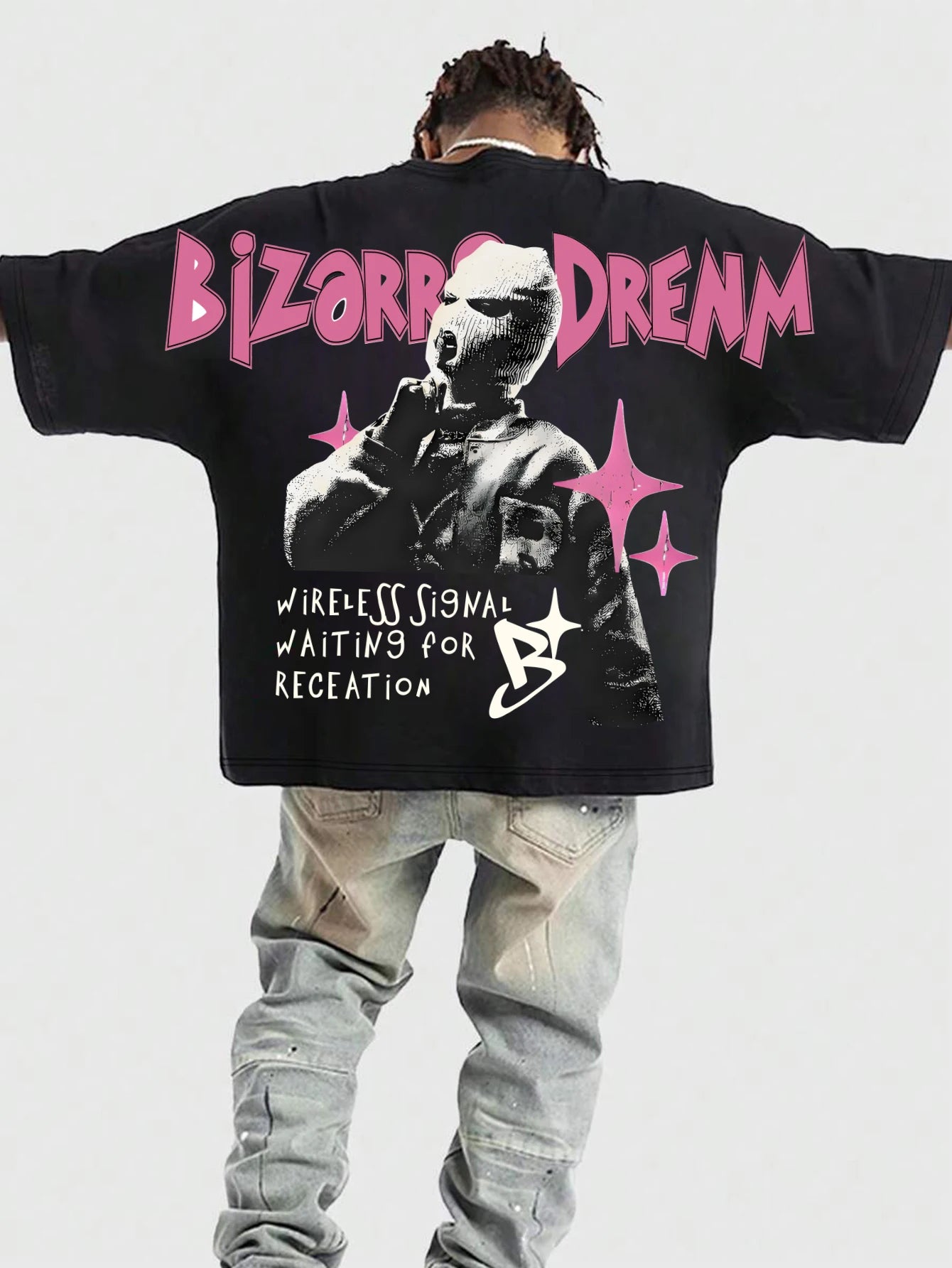 Camiseta Unisex street hip hop N.L.S
Men Retro Graphic Streetwear Pattern Printing T-shirts