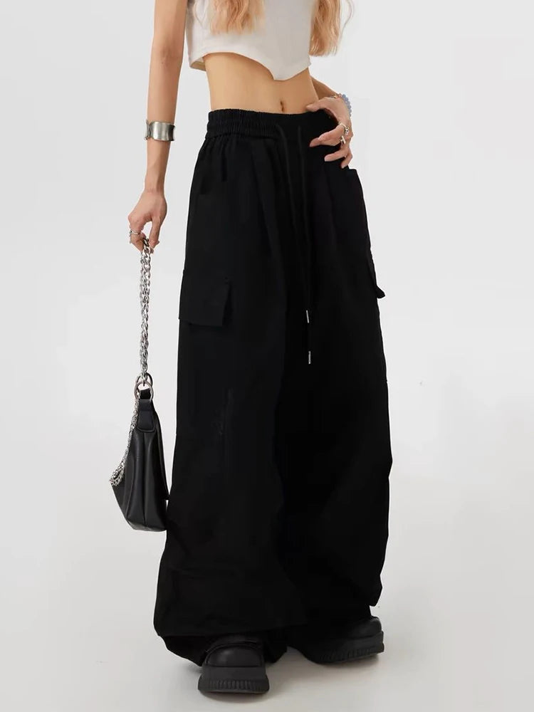 Pantalón ancho mujer estiló urbano N.L.S