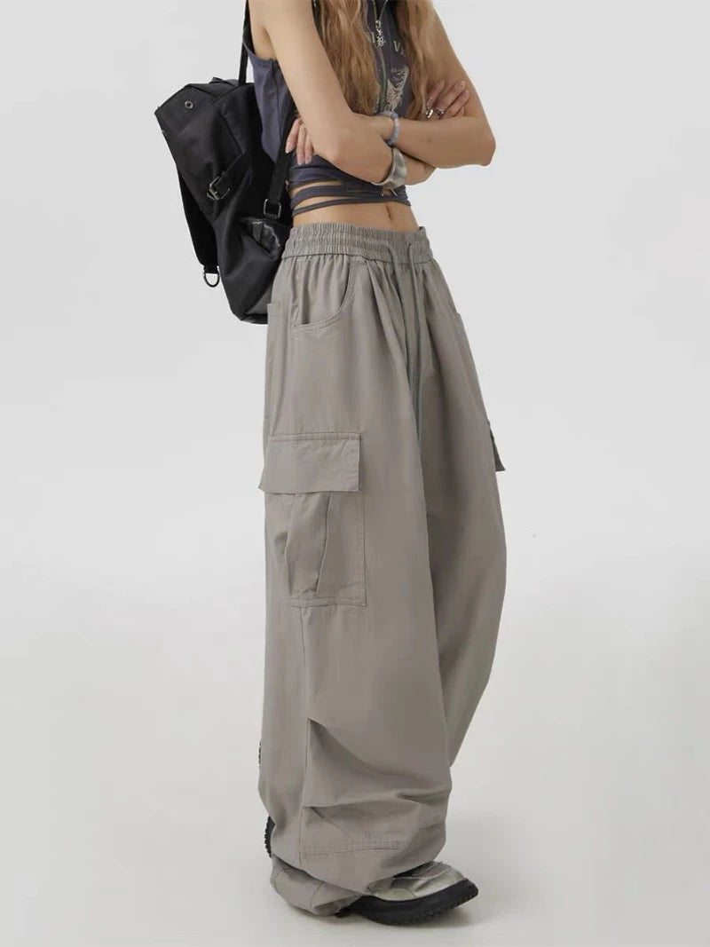 Pantalón ancho mujer estiló urbano N.L.S