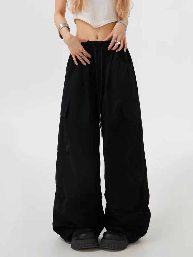Pantalón ancho mujer estiló urbano N.L.S