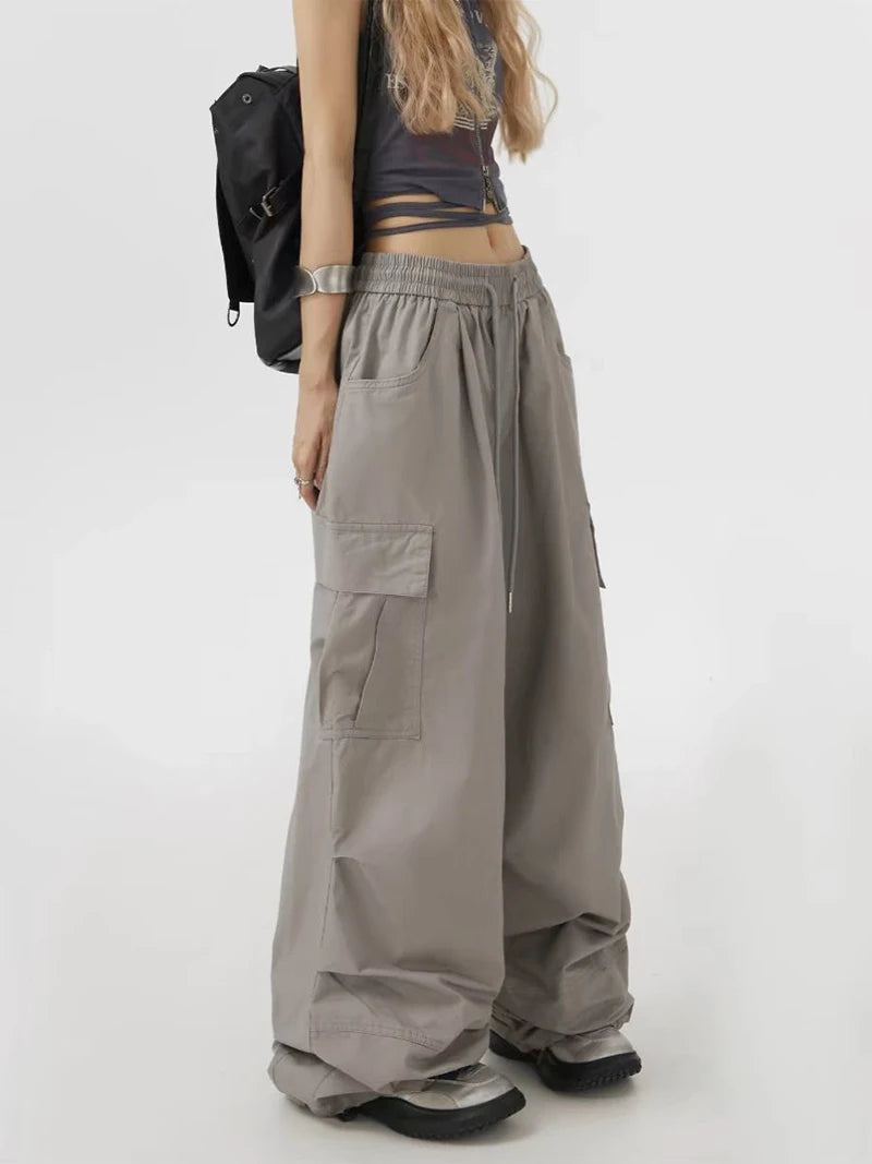 Pantalón ancho mujer estiló urbano N.L.S