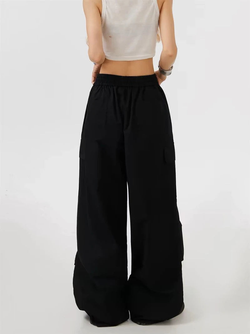 Pantalón ancho mujer estiló urbano N.L.S
