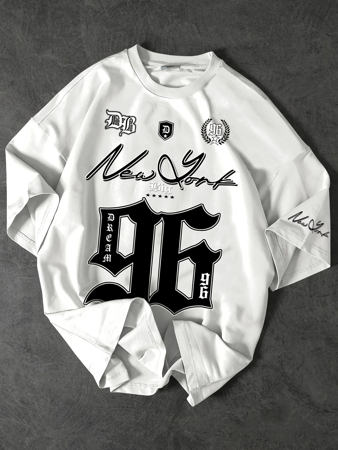 Camiseta estilo urbano New Men's T-shirt 96