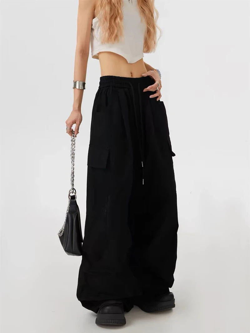 Pantalón ancho mujer estiló urbano N.L.S
