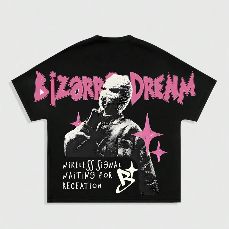 Camiseta Unisex street hip hop N.L.S
Men Retro Graphic Streetwear Pattern Printing T-shirts