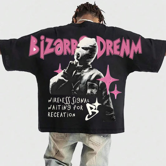 Camiseta Unisex street hip hop N.L.S
Men Retro Graphic Streetwear Pattern Printing T-shirts